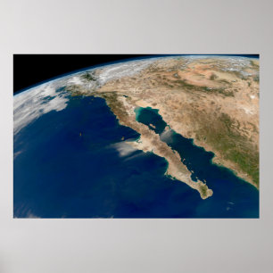 Baja California And The Pacific Coast Of Mexico. Poster