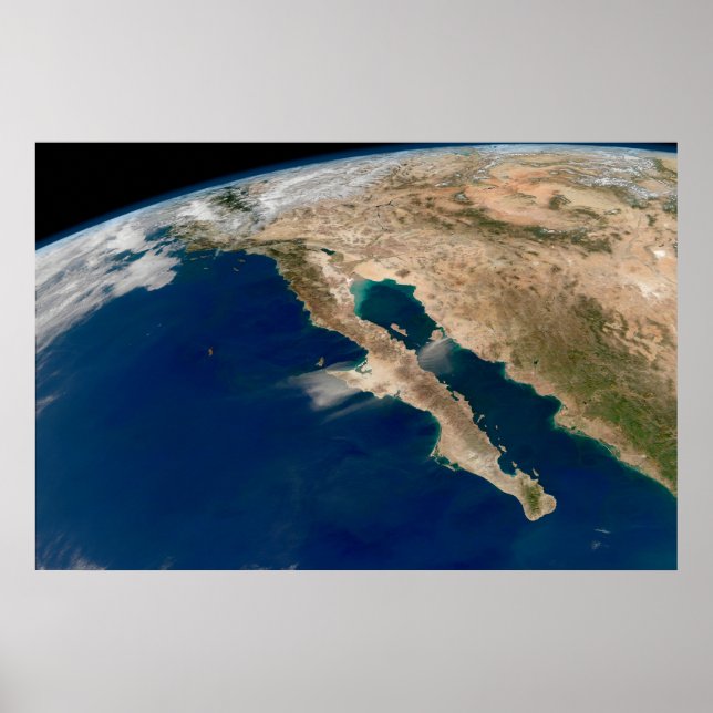 Baja California And The Pacific Coast Of Mexico. Poster (Front)