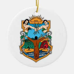 Baja California*, Mexico Christmas Ornament