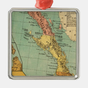 Baja California, Mexico Metal Ornament