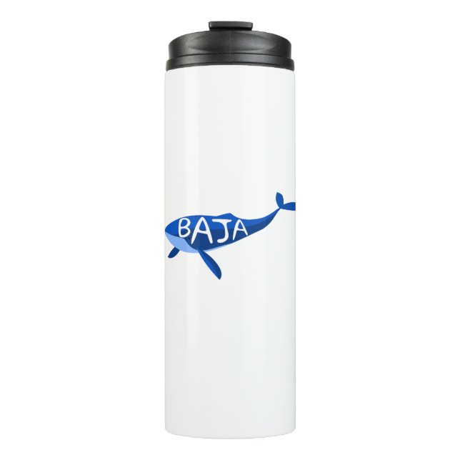 Baja California Mexico Whale Thermal Tumbler (Front)