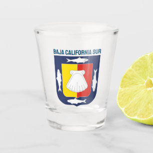 Baja California Sur coat of arms Shot Glass