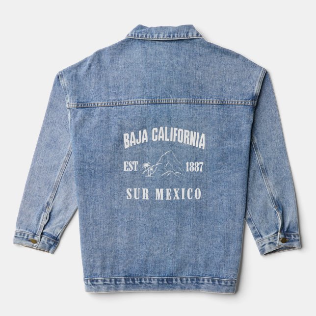  Baja California Sur  Denim Jacket (Back)