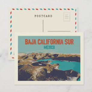 Baja California Sur lanscape, Mexico Postcard