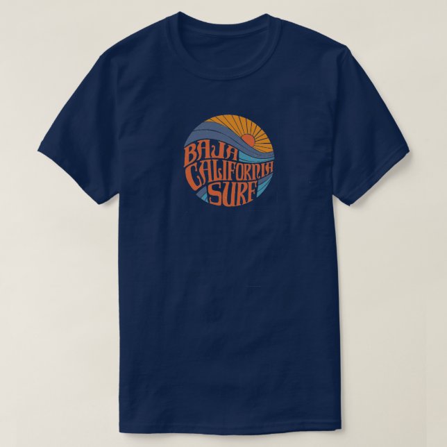 BAJA CALIFORNIA SURF T-Shirt (Design Front)