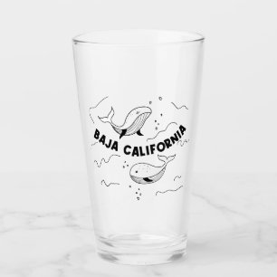 Baja California Whales Glass
