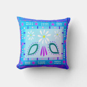 Baja Fiesta Throw Pillow