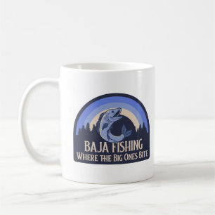 Baja fishing coffee mug