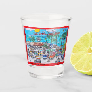 Baja Surf Shop and taco stand Shot Glass