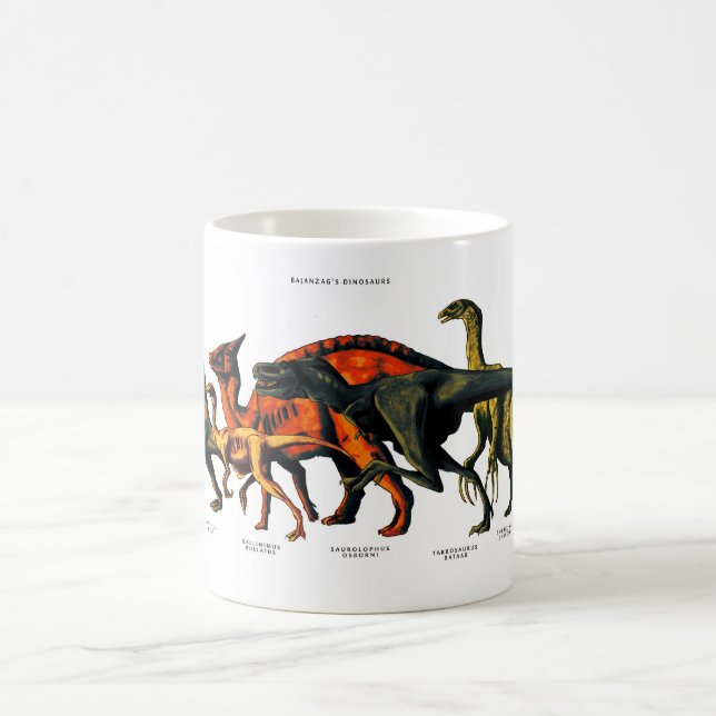Bajanzag’s Dinosaurs Coffee Mug (Center)