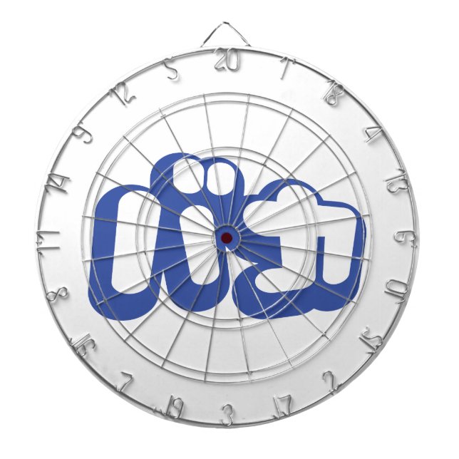 BAKA バカ ~ Fool in Japanese Katakana Script Dartboard (Front)