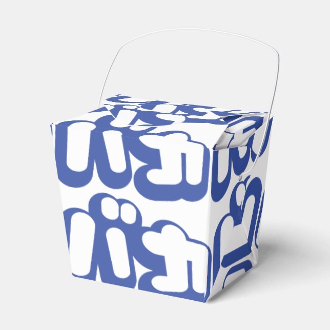BAKA バカ ~ Fool in Japanese Katakana Script Favor Box (Front Side)