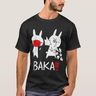 Baka! Idiot! Funny Japanese Anime Shirt For Men Wo