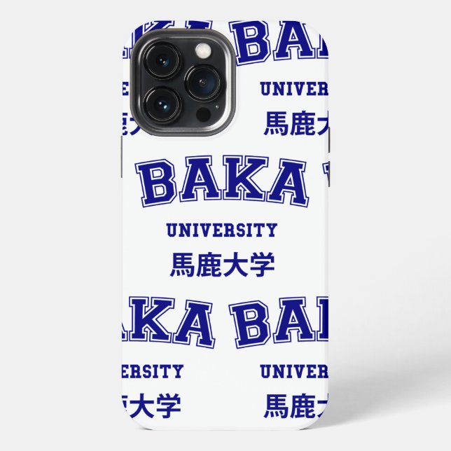 BAKA UNIVERSITY iPhone CASE (Back)