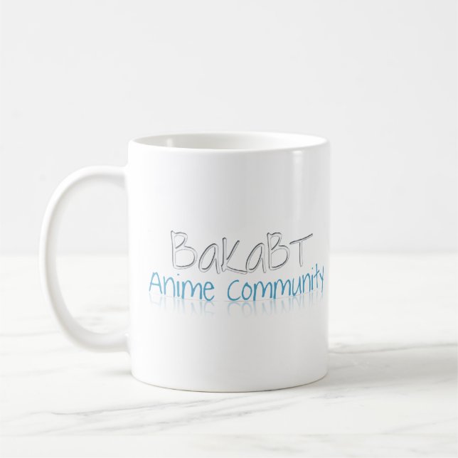 BakaBT Plain White Mug (Left)