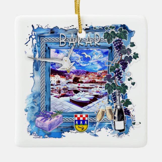 Bakar Ceramic Ornament (Front)