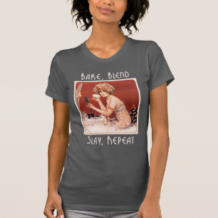 Bake Blend Slay Repeat Woman's T-shirt