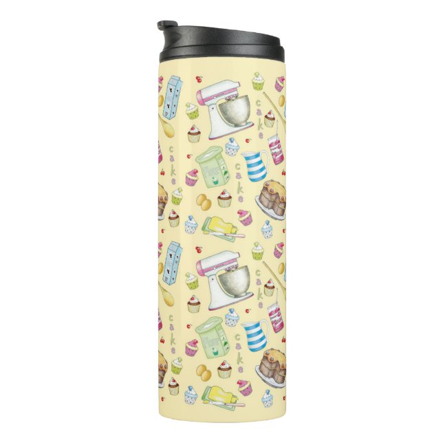 Bake Cake Thermal Tumbler (Rotated Right)