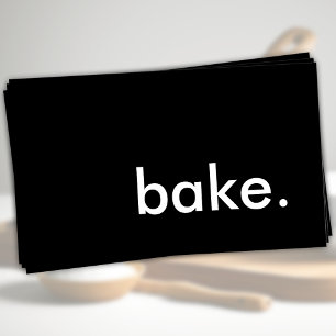 bake colour customizable business card