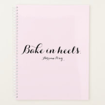 Bake In Heures Planner Large