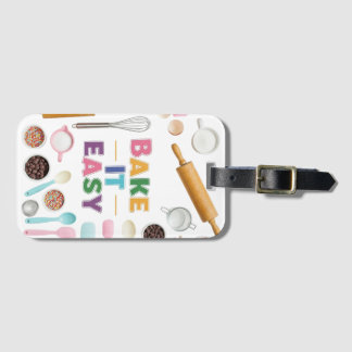 Bake It Easy Luggage Tag