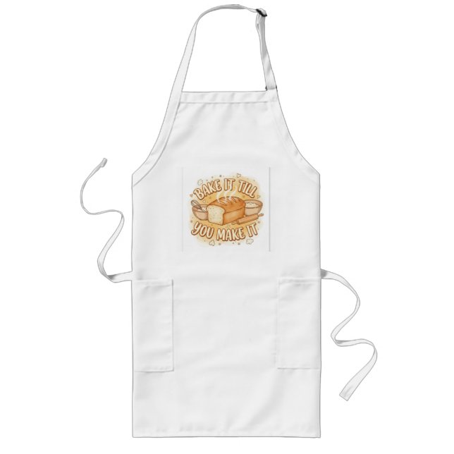 Bake it till you make it long apron (Front)