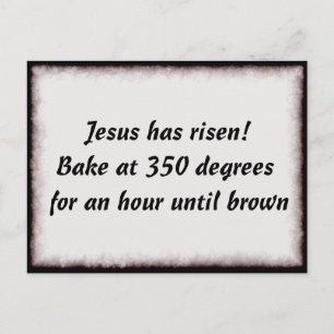 Bake Me A Jesus Postcard