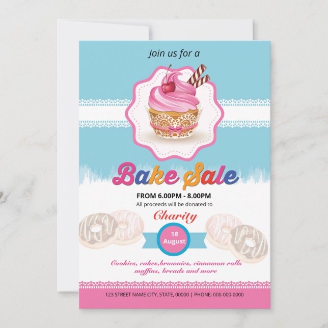 Bake Sale Flyer Template (Front)