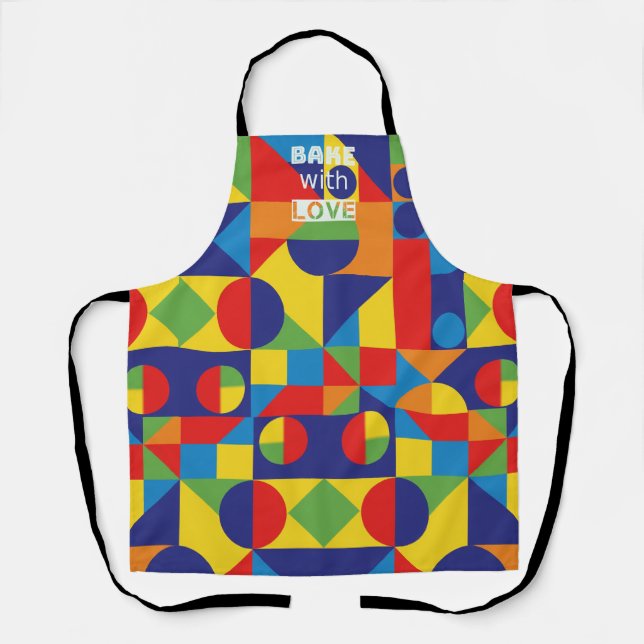  Bake with Love Apron (Front)
