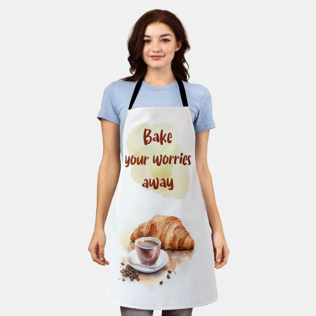 Bake Your Worries Away Apron (Worn)