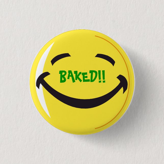 Baked 1 Inch Round Button (Front)