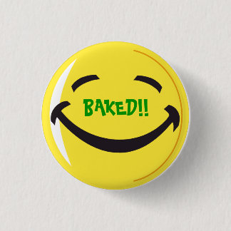 Baked 1 Inch Round Button
