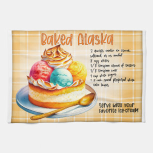 Baked Alaska Recipe Kitchen Towel