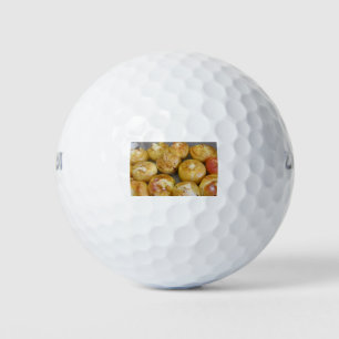 Baked apples golf balls