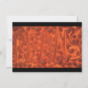 Baked beans card