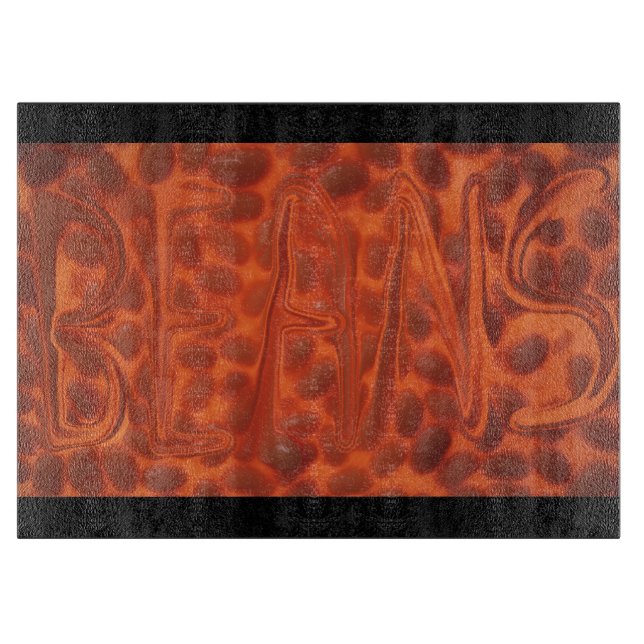 Baked beans cutting board (Front)