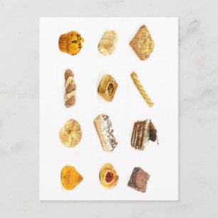 Baked Cakes and Pastries Postcard