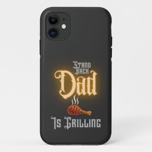 Baked Chicken Leg BBQ Stand Back Dad Is Grilling Case-Mate iPhone Case
