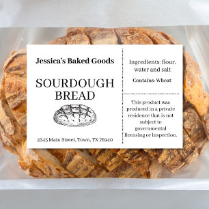 Baked Good Cottage Bakery Product Label SD01_1rt