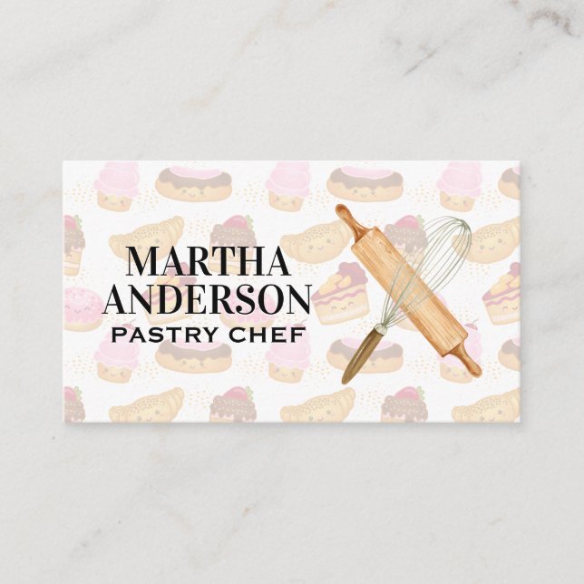 Baked Goods | Cooking Tools Business Card (Front)