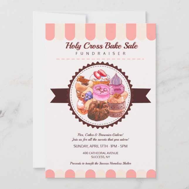 Baked Goods Sale Announcement (Front)