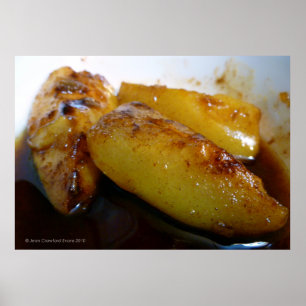 Baked pears poster