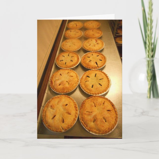 "Baked Pies" Thank You Card (Front)