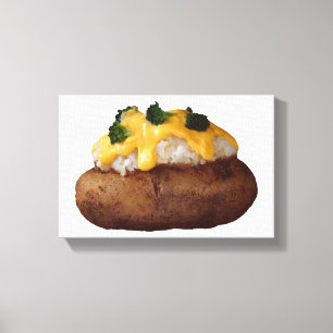 Baked Potato Canvas Print