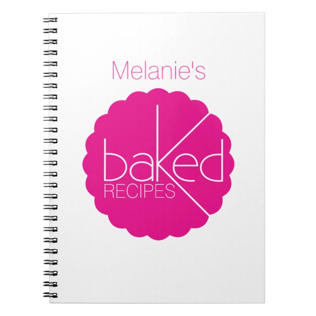 Baked recipes cooks notebook (Front)