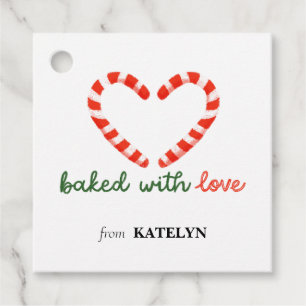 Baked with Love - Christmas Holiday Gift Tag