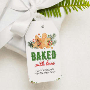 Baked With Love Cookies Christmas Gift Tags