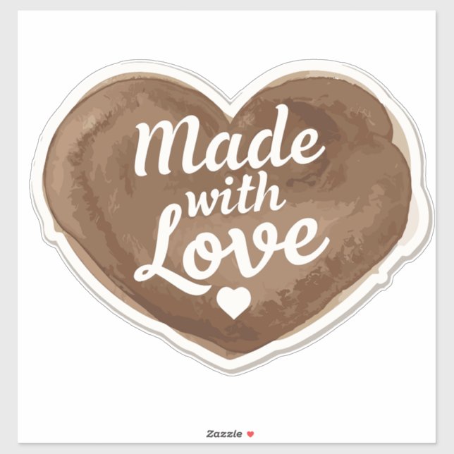 Baked With Love Heart (Sheet)