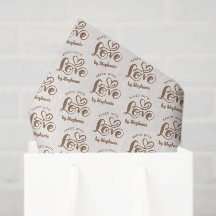 Baked With Love Neutral Script Personalized