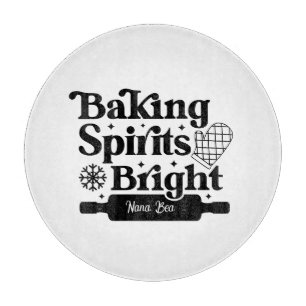 "Baked with Love" Personalized Christmas Cutting Board